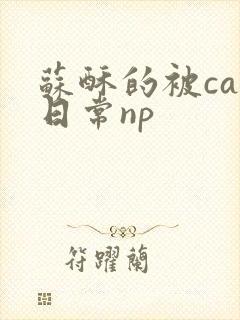 苏酥的被cao日常np