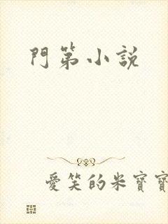 门第小说