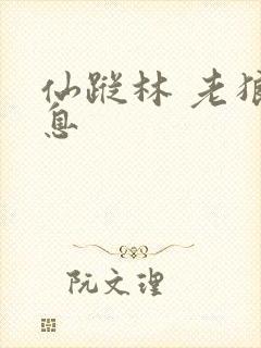 仙踪林 老狼信息