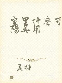 家里什么可以当阳具用