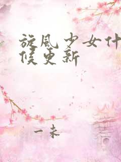 旋风少女什么时候更新