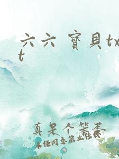 六六 宝贝txt