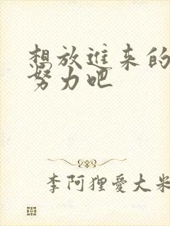 想放进来的话就努力吧