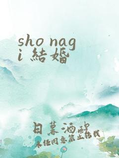 sho nagi 结婚