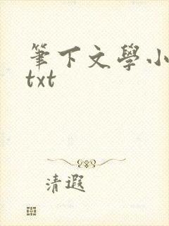 笔下文学小说网txt