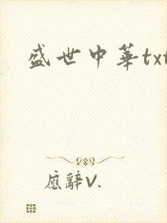盛世中华txt