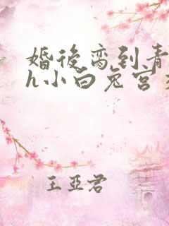 婚后脔到青梅哭h小白兔宫交h