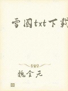 雪国txt下载