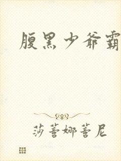 腹黑少爷霸道爱