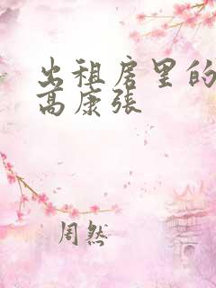 出租房里的交互高康张