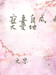 宠妻自成  婚天爱地