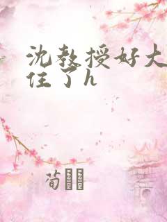 沈教授好大含不住了h