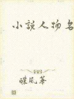 小说人物名