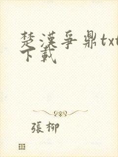 楚汉争鼎txt下载