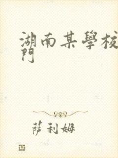 湖南某学校秋千门