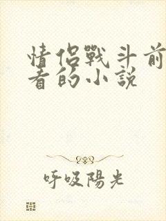 情侣战斗前适合看的小说