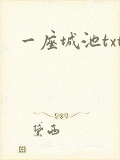 一座城池txt