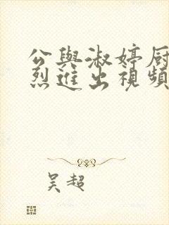 公与淑婷厨房猛烈进出视频中国