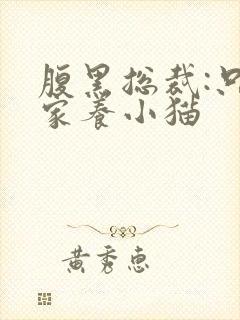 腹黑总裁:只疼家养小猫