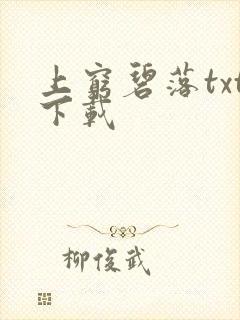 上穷碧落txt下载