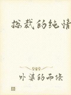 总裁的纯情娇妻