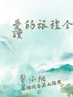 爱的旅程全文阅读