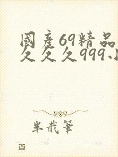 国产69精品久久久久999小说
