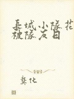 长城小队花木兰被队友日