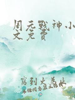 周元战神小说全文免费