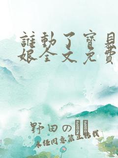 谁动了宝贝的嫡娘全文免费阅读