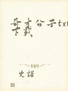 奇才公子txt下载