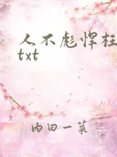 人不彪悍枉少女txt