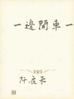 一边开车一边做