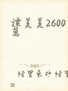 谭美美2600万