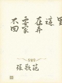 不要 在这里 回家 弄