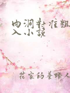 肉洞对准粗大坐入小说