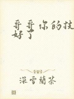 哥哥你的技术太好了