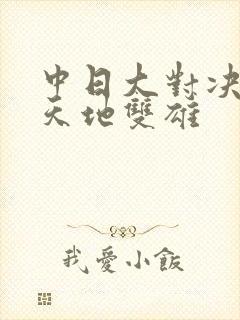 中日大对决  天地双雄