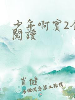 少年啊宾2全文阅读