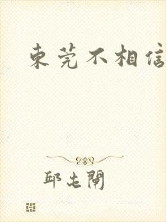 东莞不相信眼泪