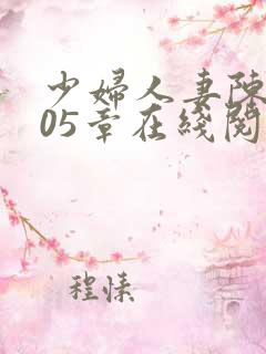 少妇人妻陈艳105章在线阅读