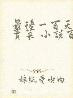 最后一百天BY卖菜 小说百度云