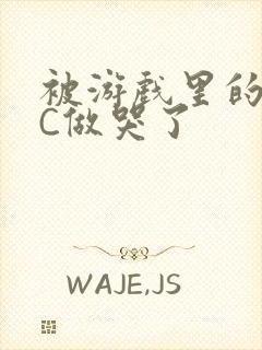 被游戏里的NPC做哭了