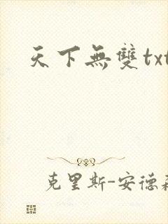 天下无双txt