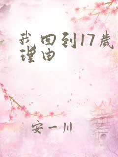 我回到17岁的理由