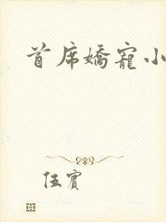 首席娇宠小情人