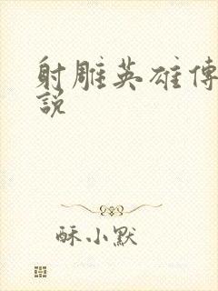 射雕英雄传 小说