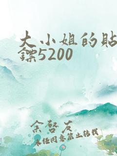 大小姐的贴身保镖5200