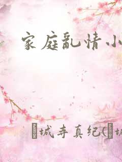家庭乱情小说