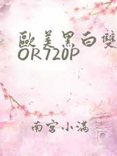 欧美黑白双插OOR720P